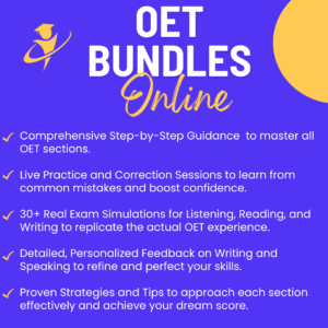 OET Full Bundle ( writing , speaking , listening ,reading)
